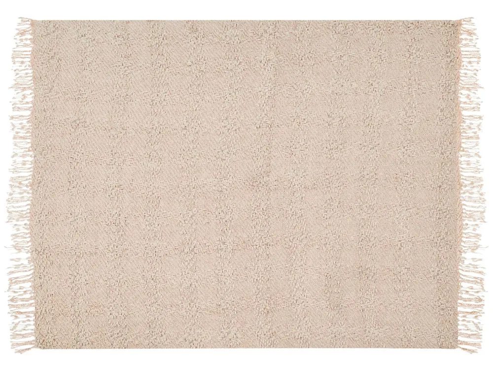 Coperta VELLA Cotone 150 x 200 cm Rosa pastello