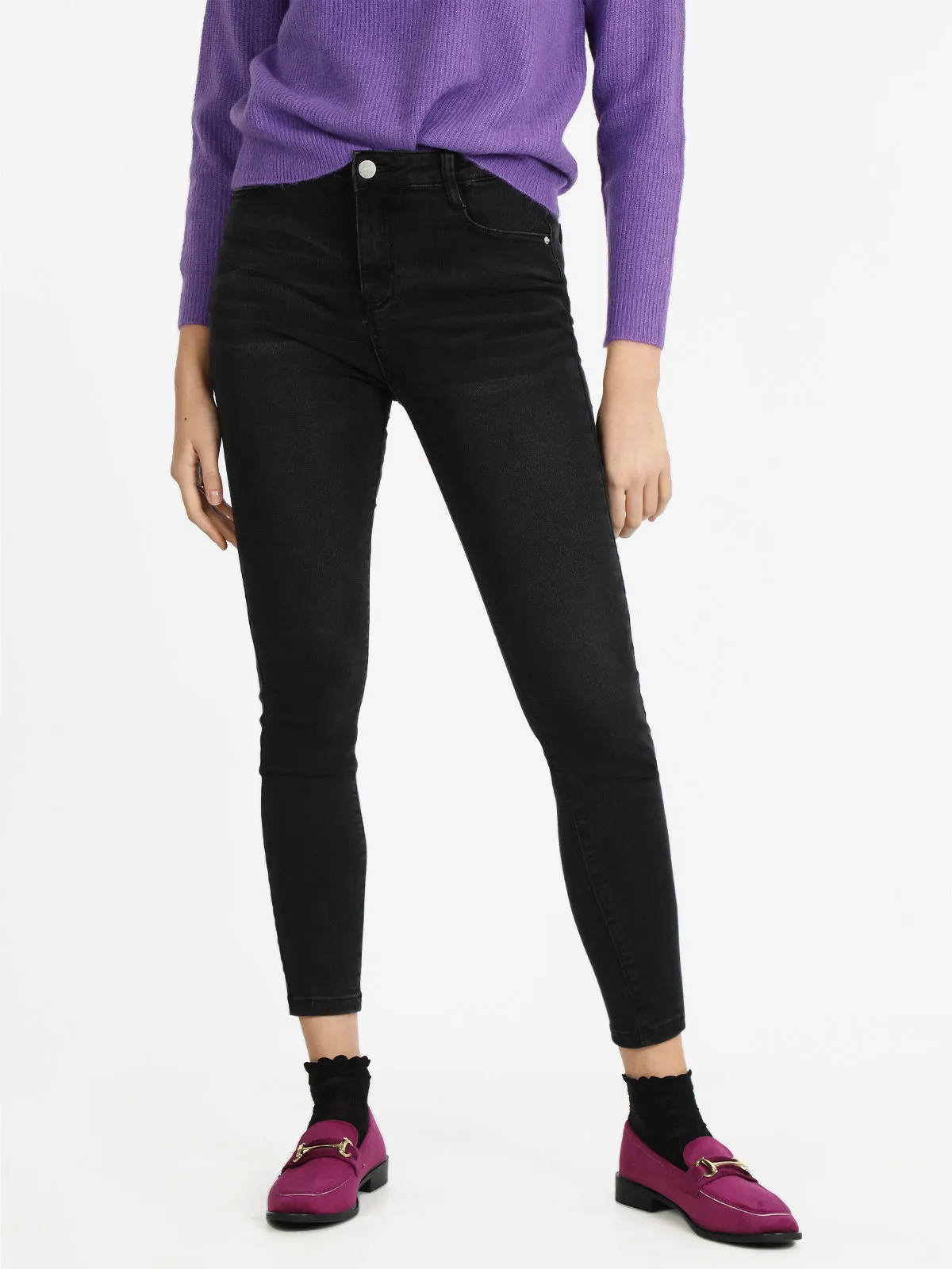 Cover Girl Jean femme coupe slim noir
