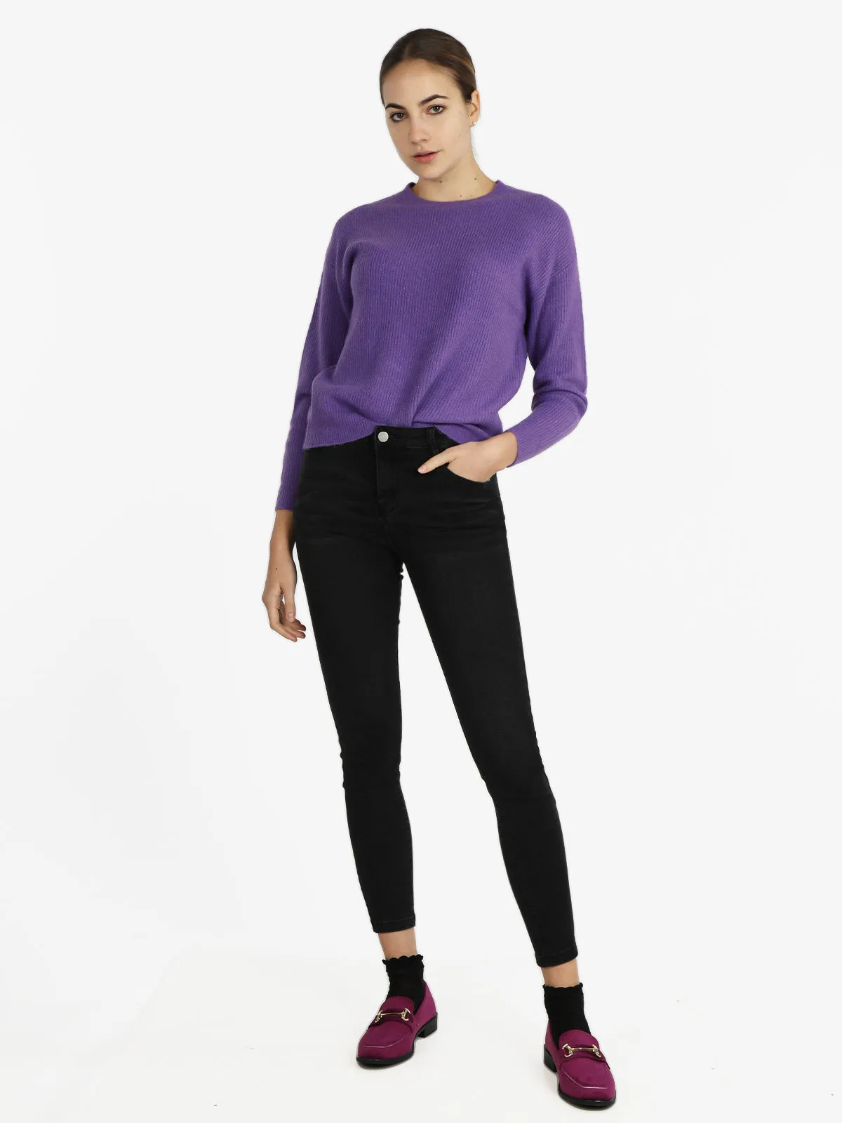Cover Girl Jean femme coupe slim noir