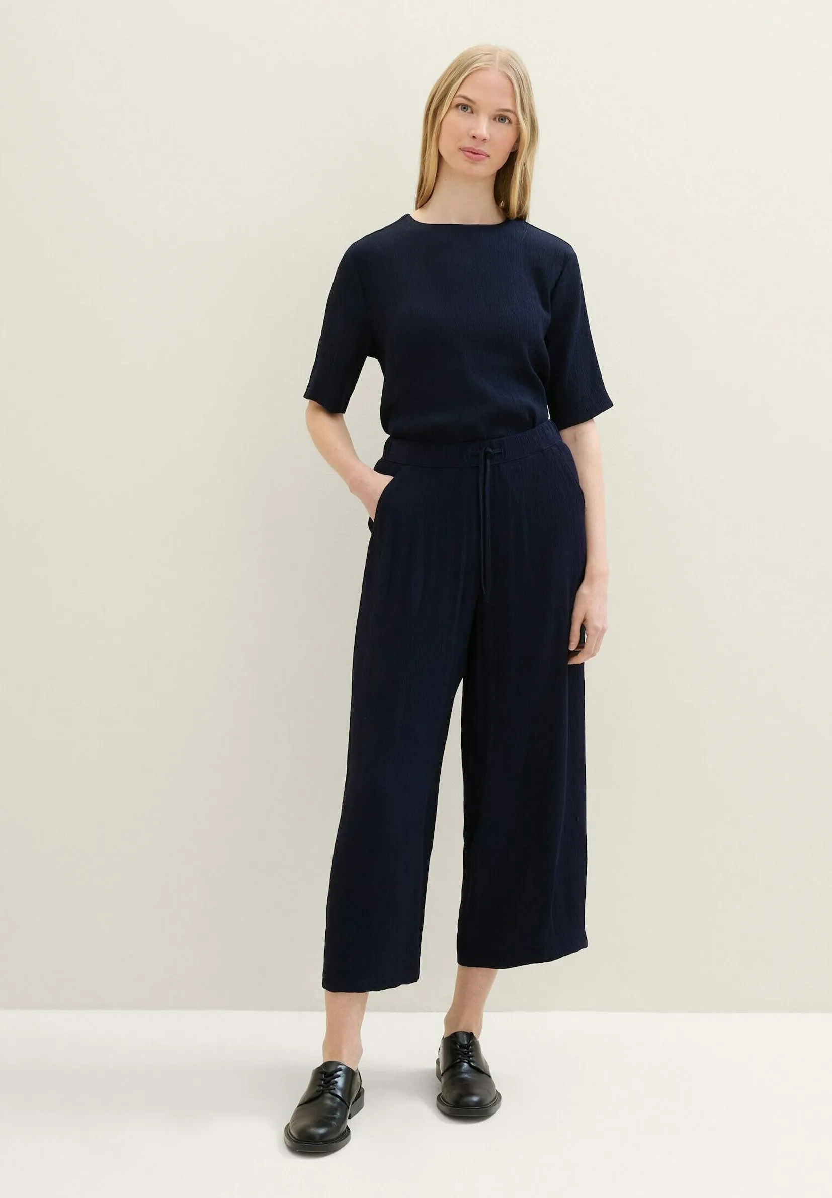 CROPPED CULOTTE - Pantaloni