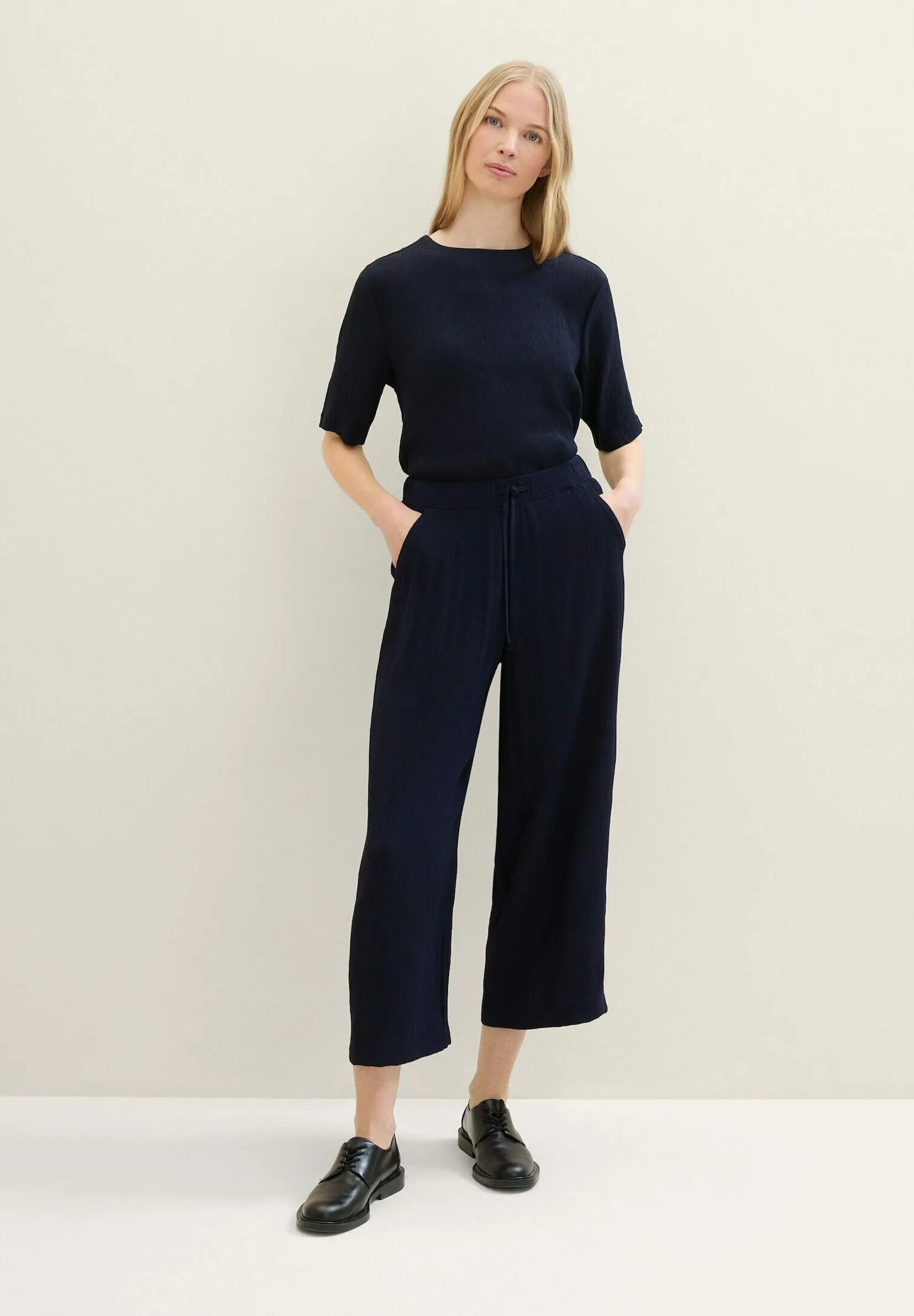 CROPPED CULOTTE - Pantaloni