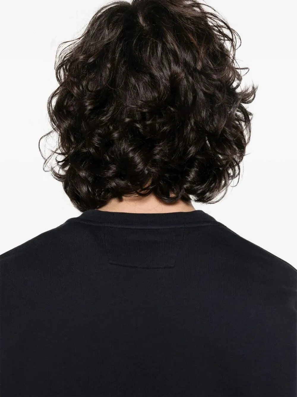 `Diagonal Fleece` `Lens` Crew-Neck Sweatshirt