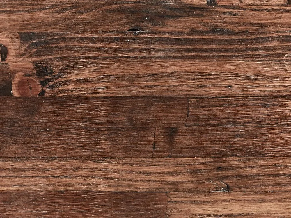 Dining Table CLIFTON Dark Brown 160 cm 90 cm Pine Wood