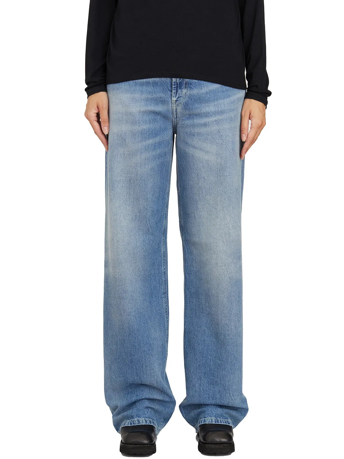 DONDUP  PANTALONE FRANCINE IN COTONE 