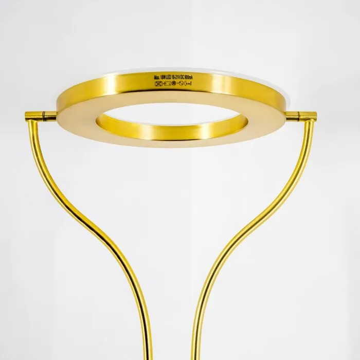 Donna Piantana LED Ottone, 2-Luci