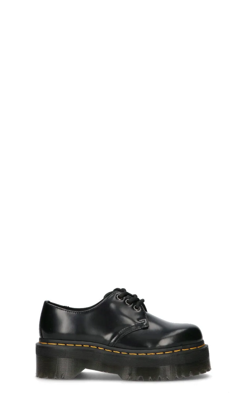 DR. MARTENS Stringata donna nera in pelle