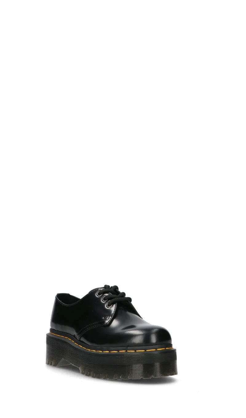 DR. MARTENS Stringata donna nera in pelle