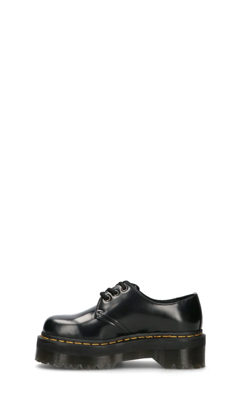 DR. MARTENS Stringata donna nera in pelle