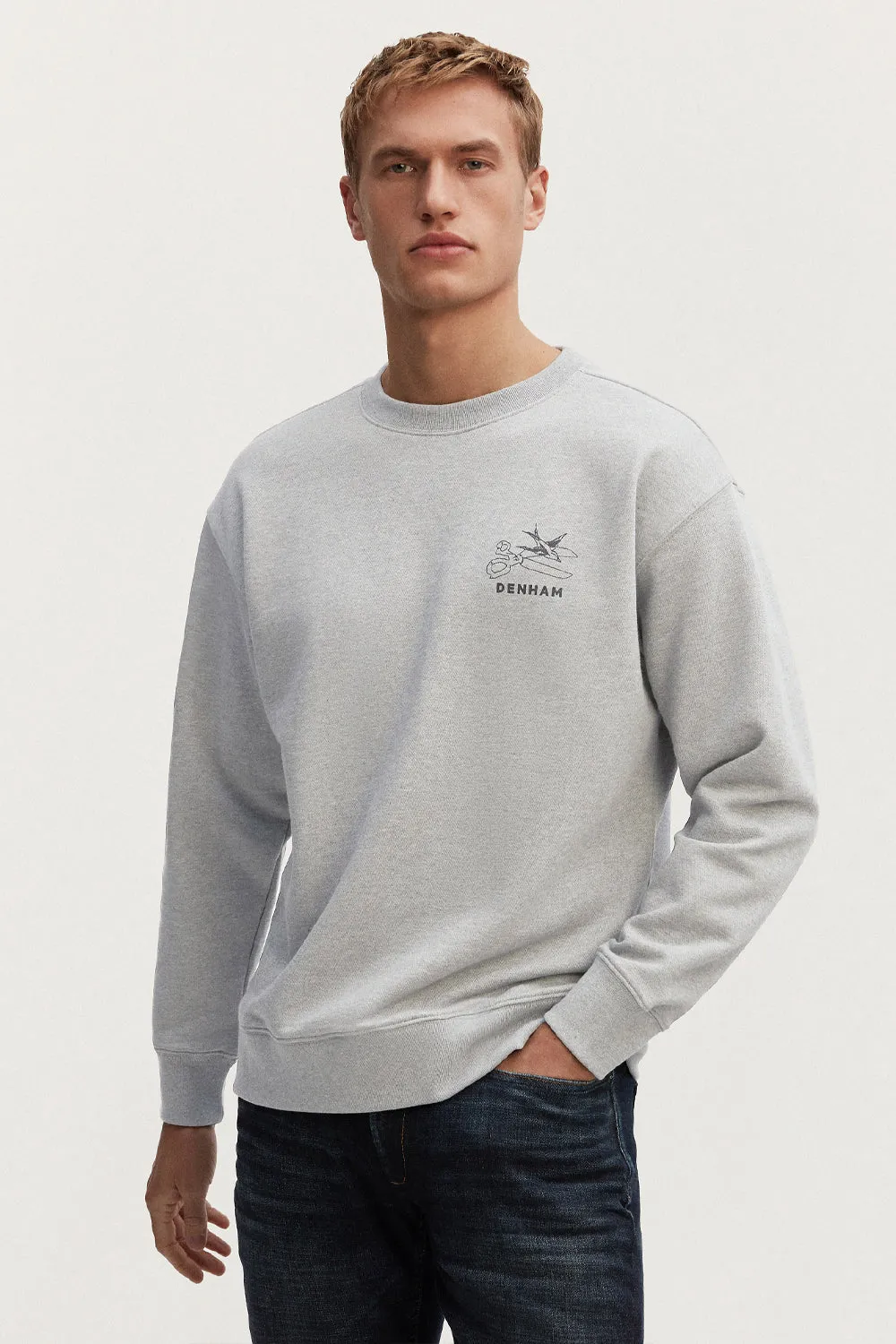 DXT Fatale Boxy Fit Sweatshirt Grey