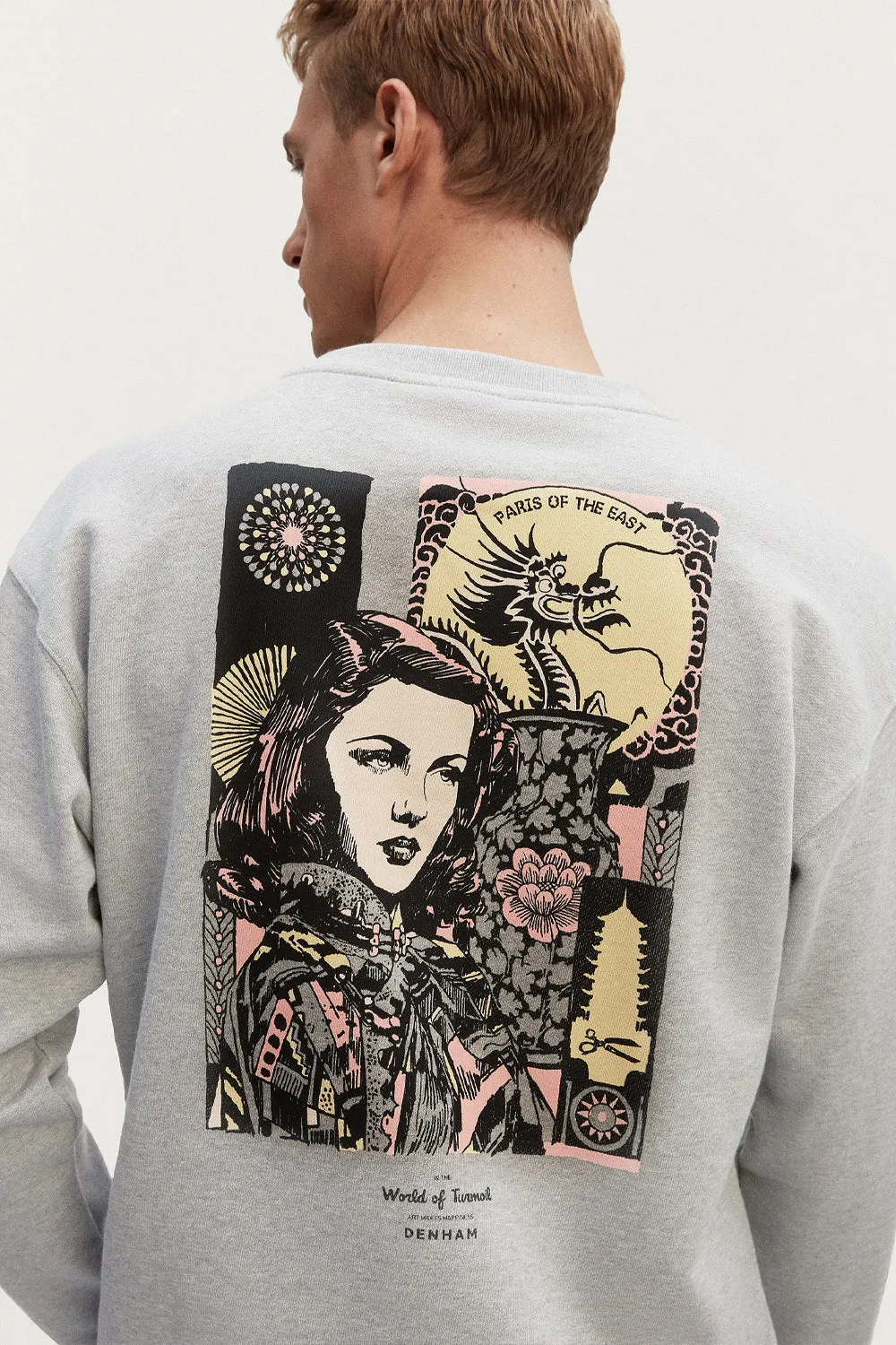DXT Fatale Boxy Fit Sweatshirt Grey
