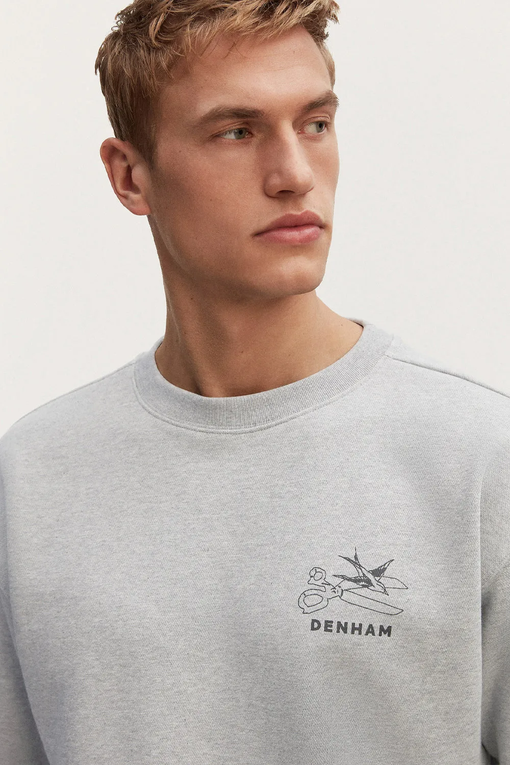 DXT Fatale Boxy Fit Sweatshirt Grey