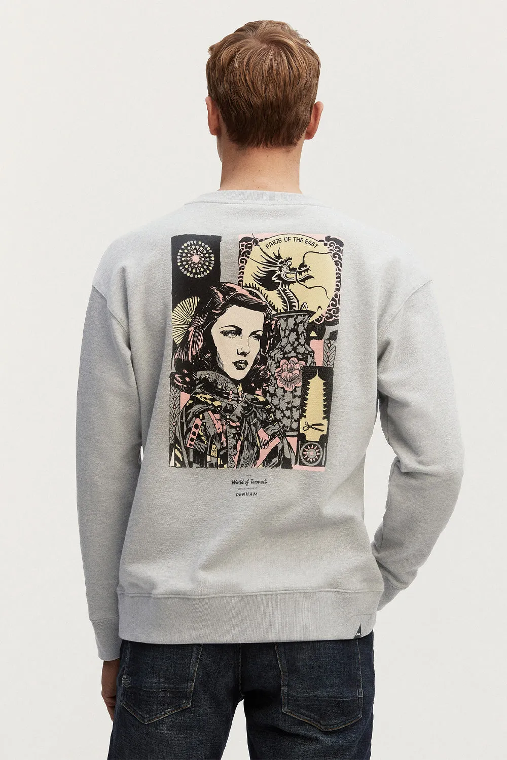 DXT Fatale Boxy Fit Sweatshirt Grey