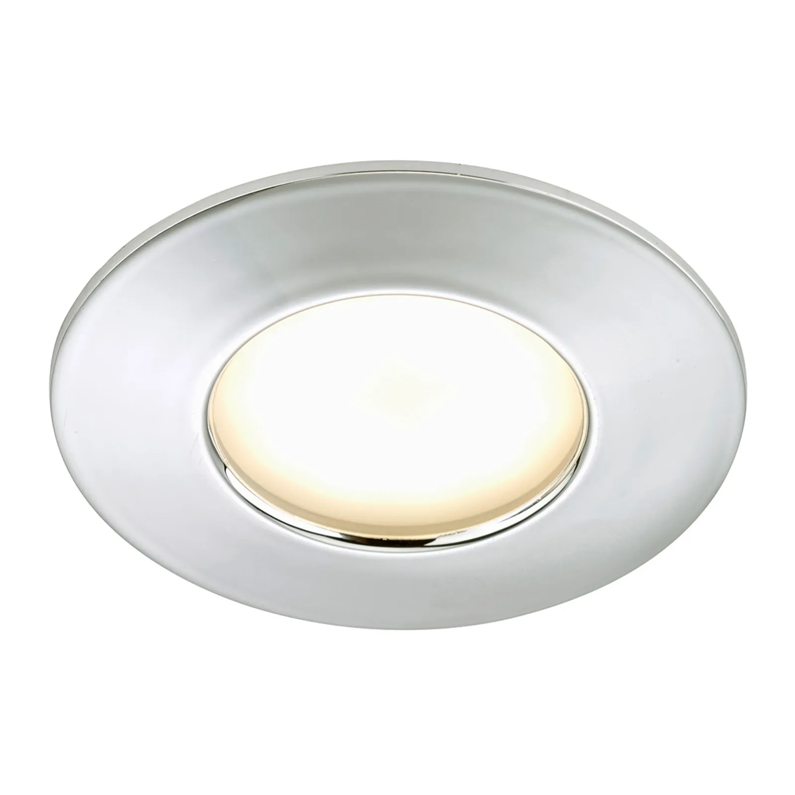 Efficiente downlight LED Nikas IP44 cromo