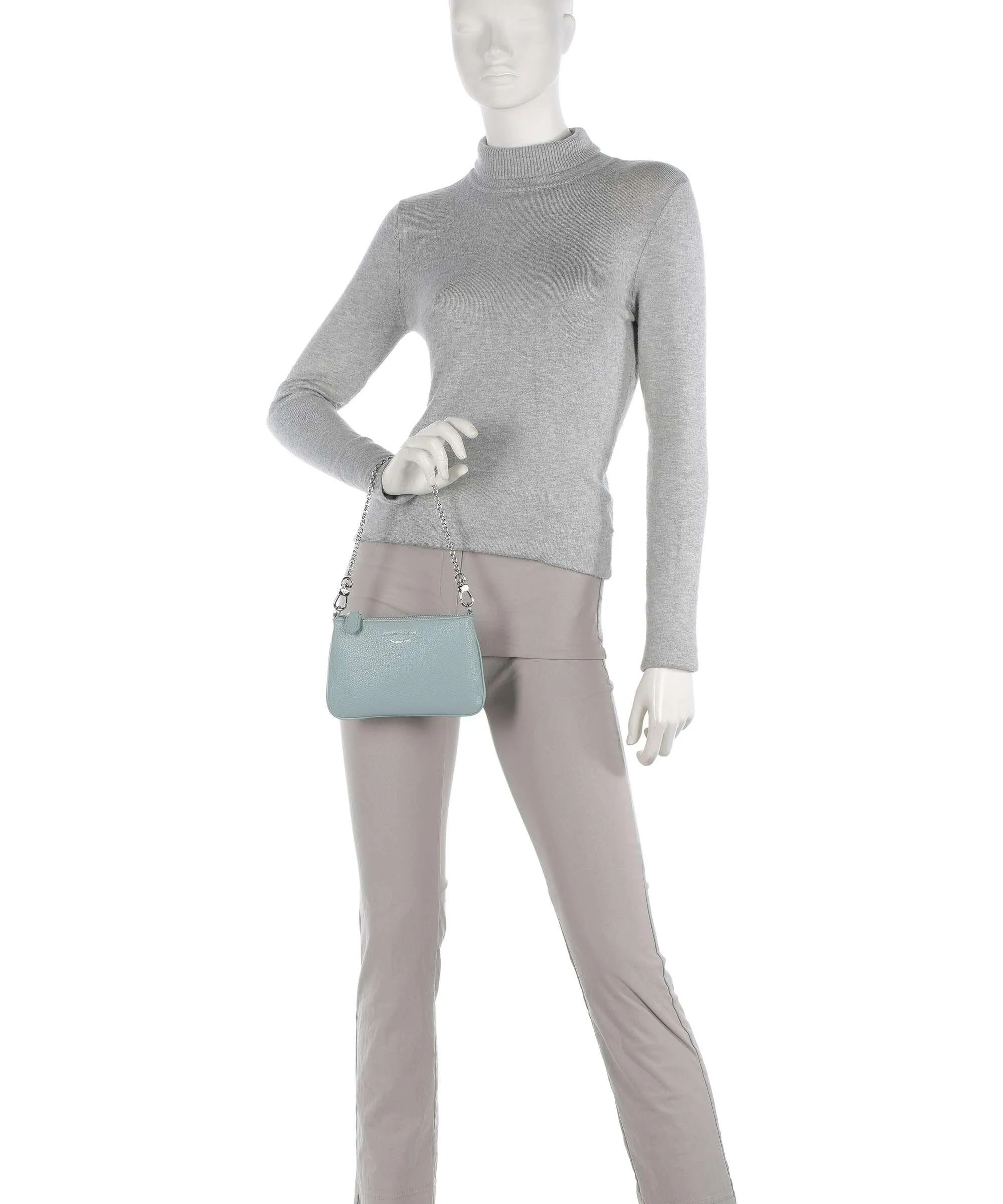  Emporio Armani Dea Borsa a tracolla pelle sintetica blu chiaro  