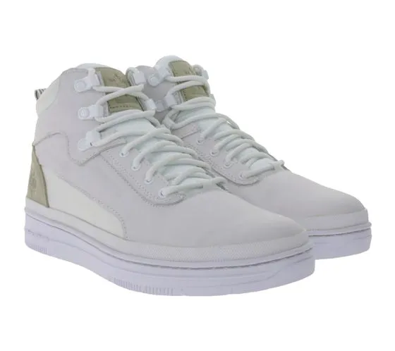 Ente Parco di K1X | Kickz GK3000 sneakers alte da uomo alla moda in vera pelle scarpe per il tempo libero 6193-0501/1100 bianco