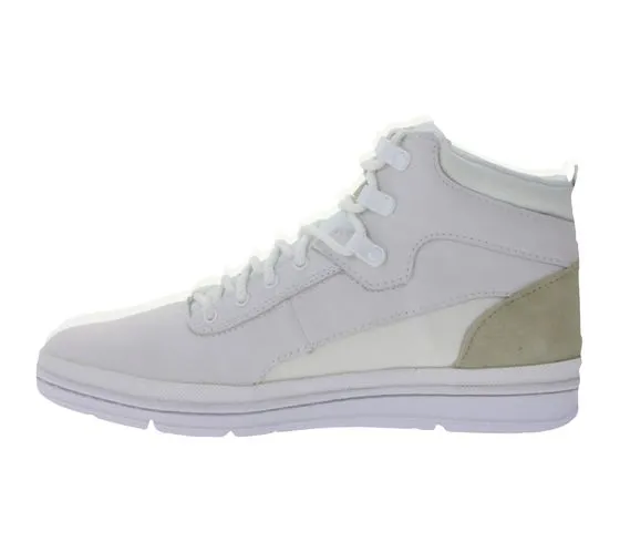 Ente Parco di K1X | Kickz GK3000 sneakers alte da uomo alla moda in vera pelle scarpe per il tempo libero 6193-0501/1100 bianco