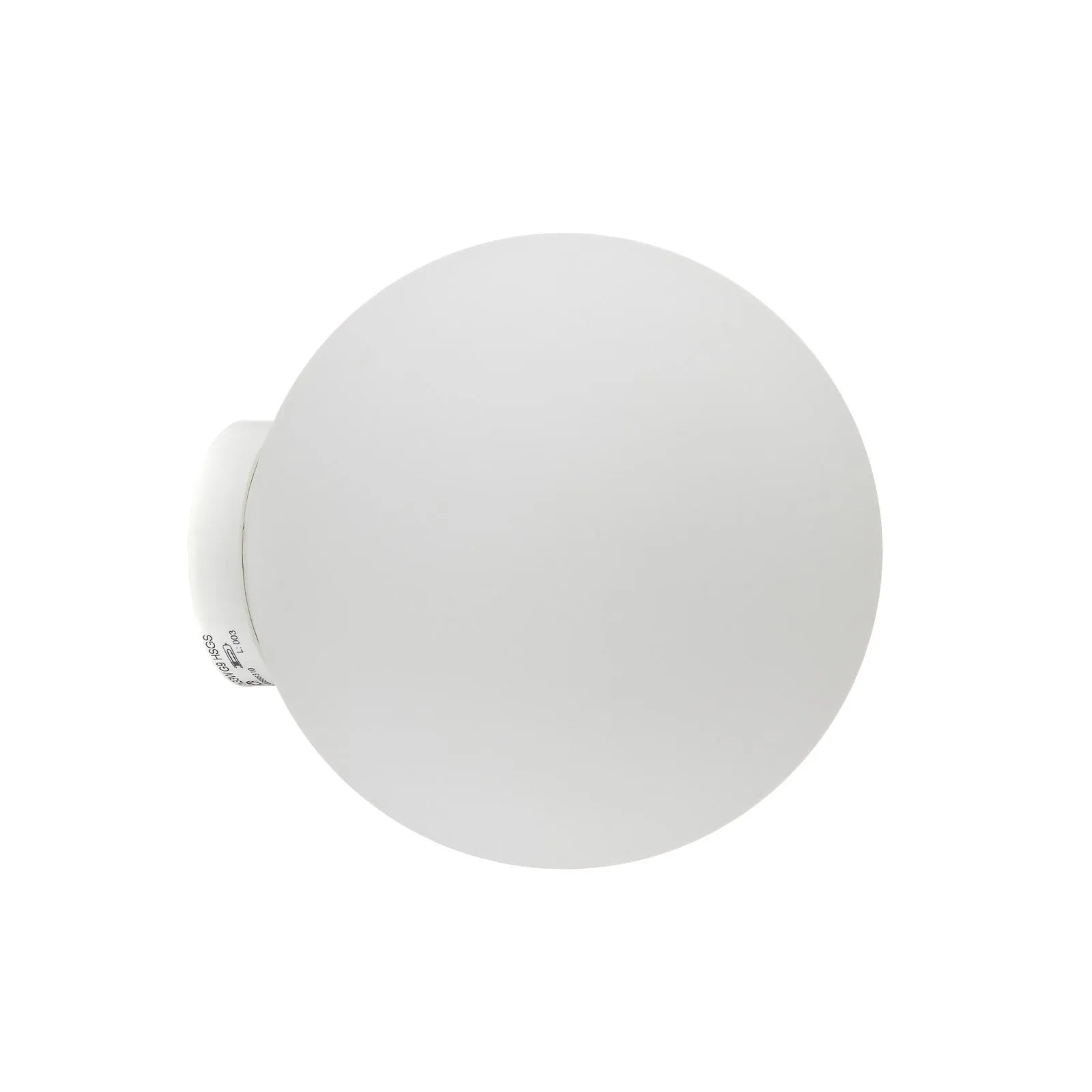 Fabbian Lumi Sfera applique di vetro, Ø 14 cm