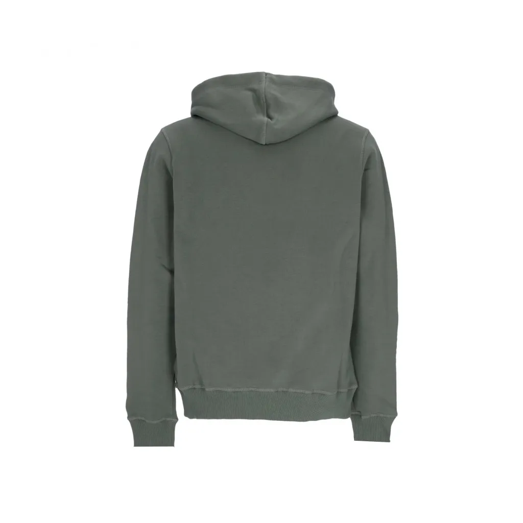 felpa cappuccio uomo mlb burnside base runner hood neyyan MOSS GREEN