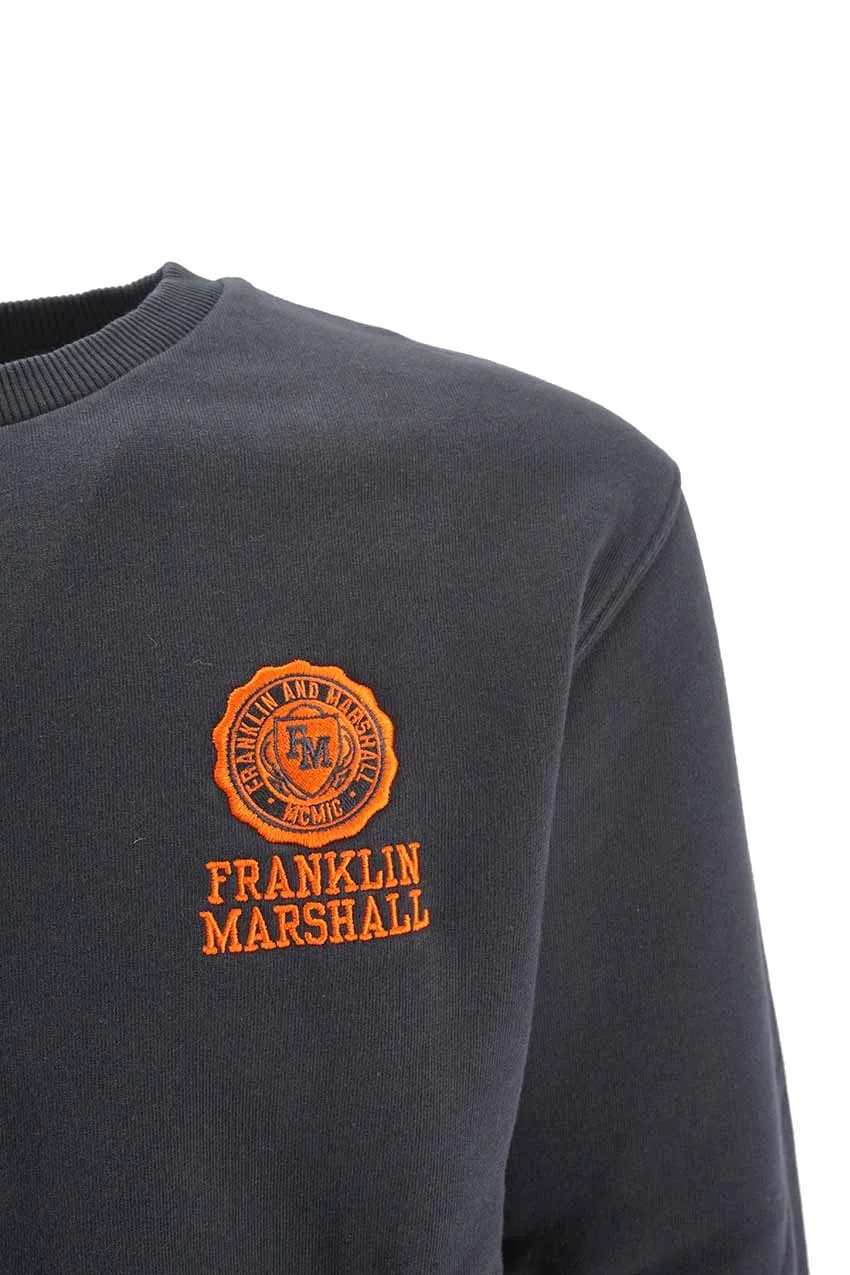 Franklin & Marshall Crewneck Sweatshirt / Black