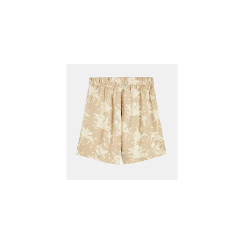 Freddy Slounge Bermuda Viscosa Fantasia Beige Donna