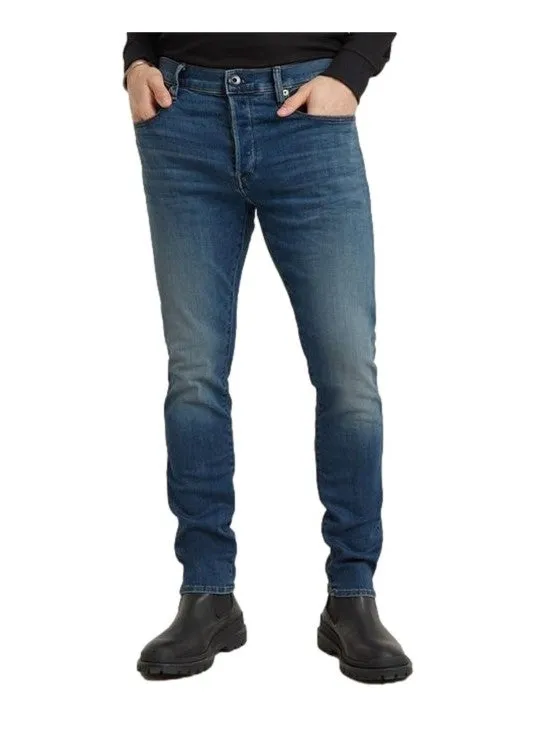 G-Star Jeans da Uomo Slim 3301 Blu