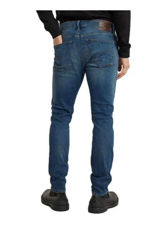 G-Star Jeans da Uomo Slim 3301 Blu