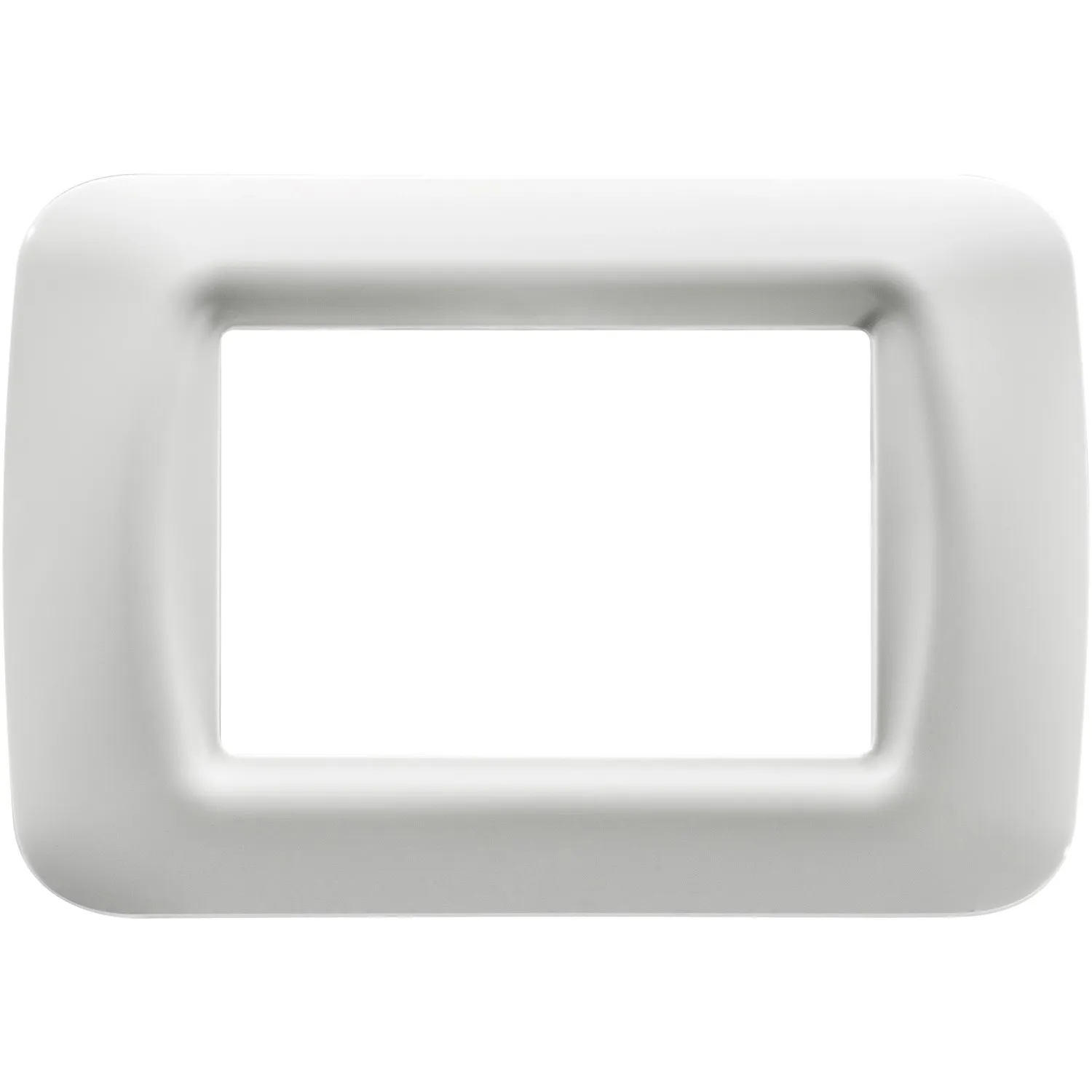 Gewiss placca 3 moduli Top System bianco nuvola