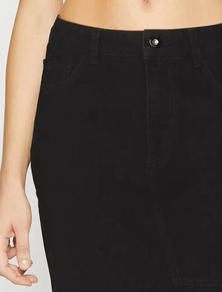 Gonna In Jeans Jdy - Black