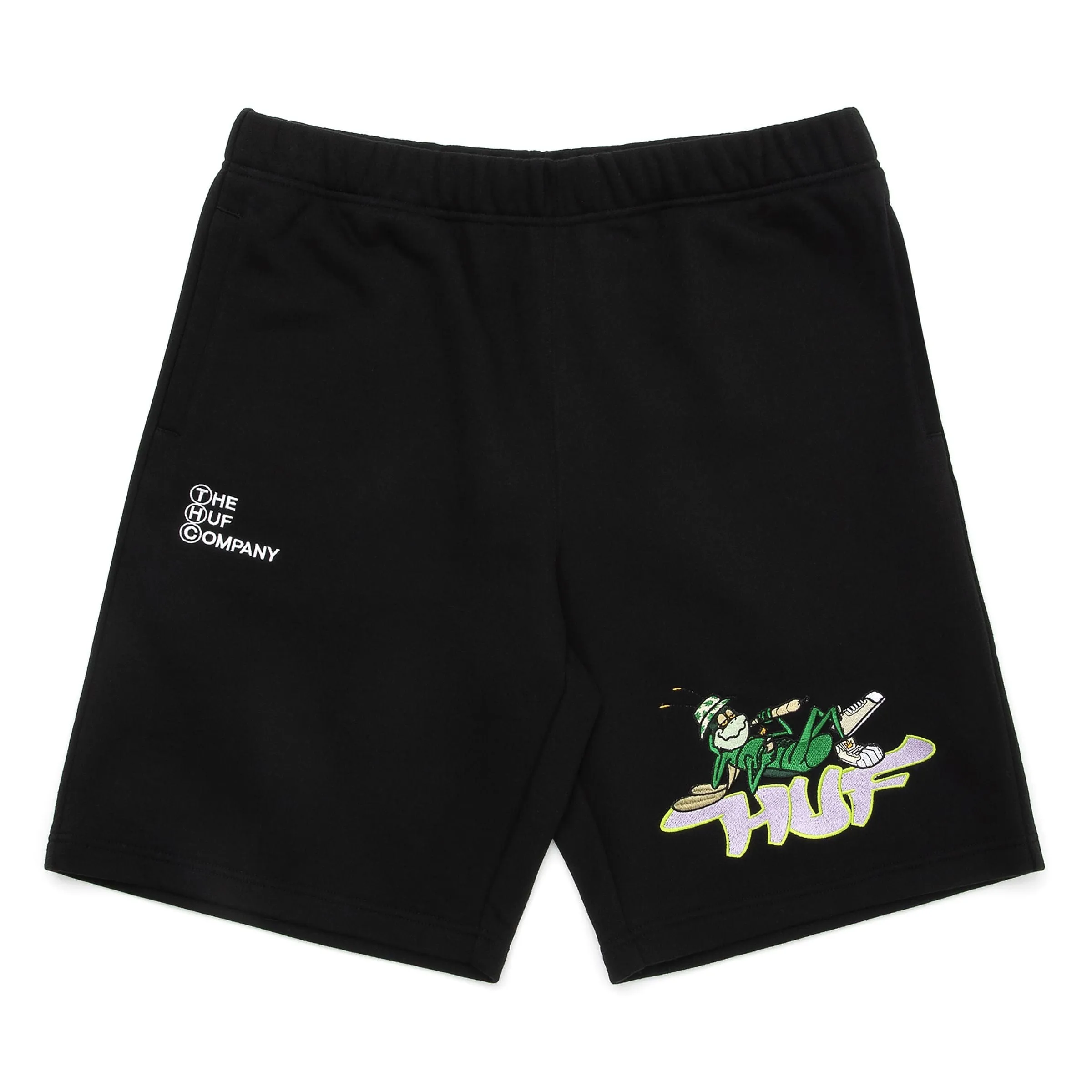 GRASSHOPPER FLEECE SHORT - BLACK