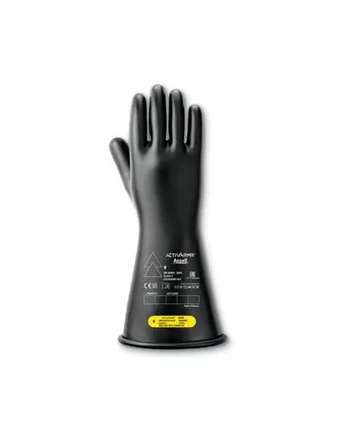 Guanti elettroisolanti Ansell RIG214B, Tg. 8, in Lattice, col. Nero