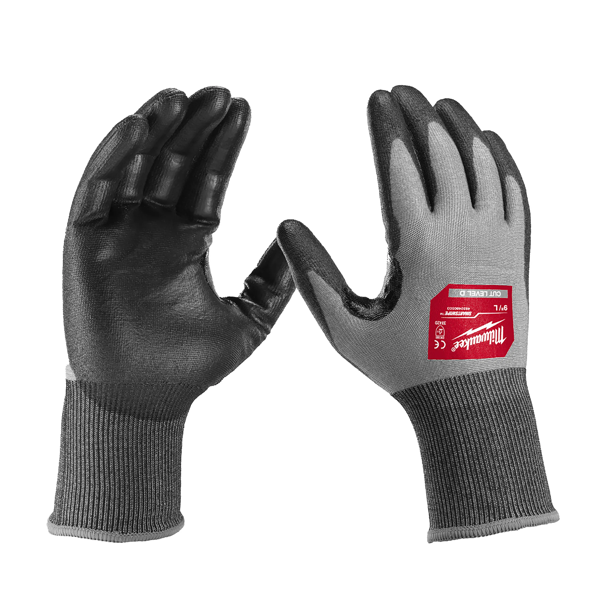 Guanti Milwaukee, Tg. 10, in Poliuretano, col. Grigio