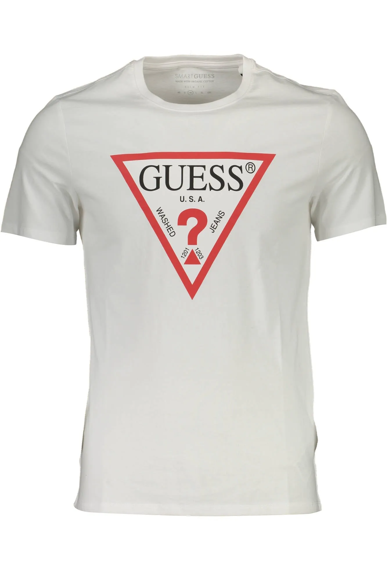 GUESS JEANS T-SHIRT MANICHE CORTE Uomo