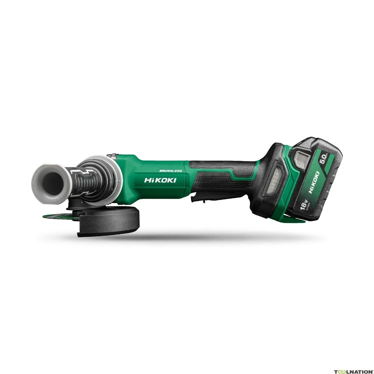 HiKOKI G1813DFWQZ Smerigliatrice angolare Multivolt Accu 125 mm 18V 5,0Ah Li-Ion in valigetta HSC II