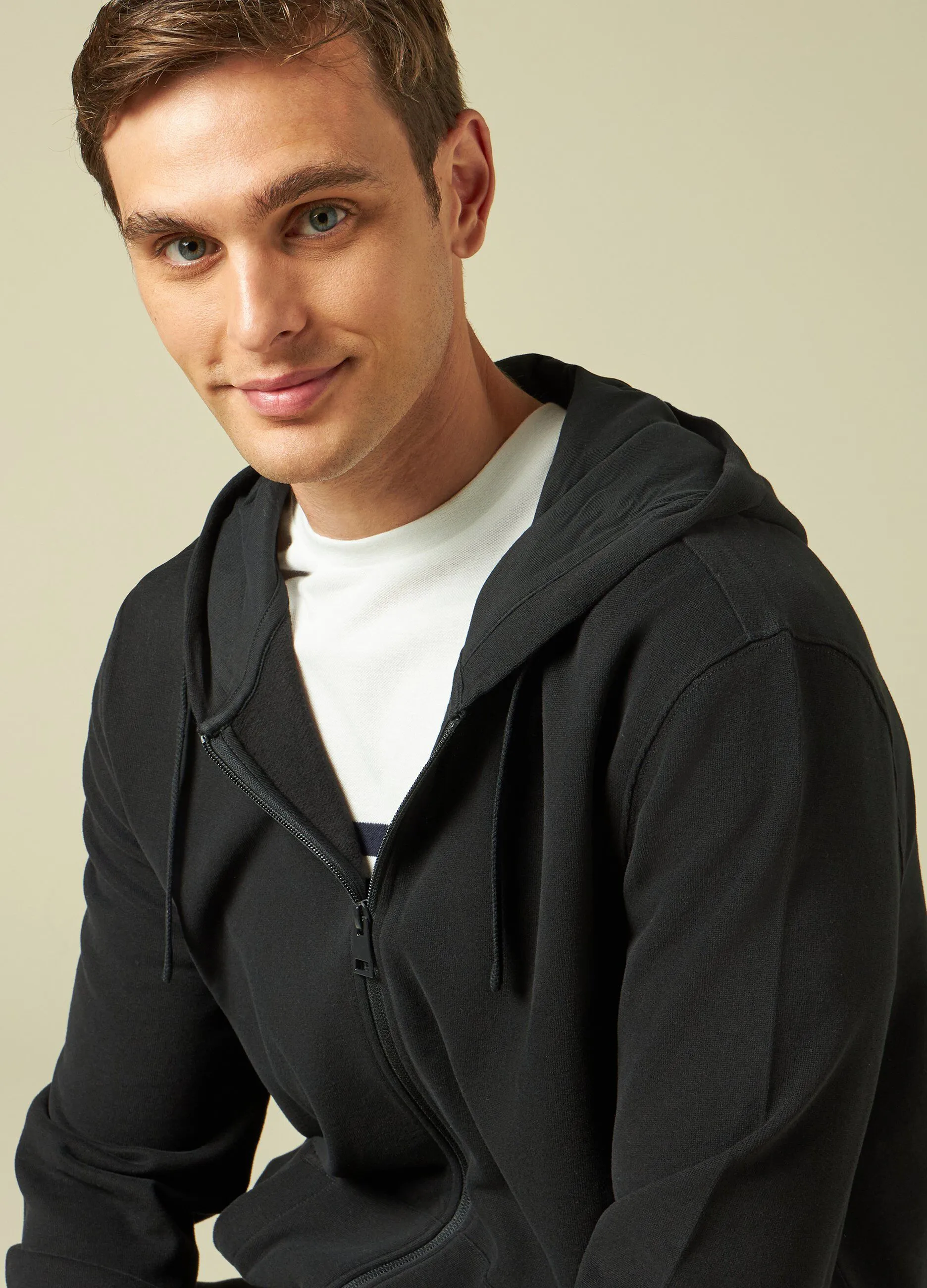 HOLISTIC  Felpa full zip con cappuccio uomo