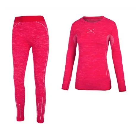 Hot Stuff Set Intimo Lungo Rosso Donna