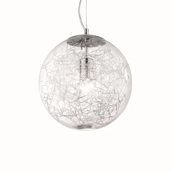 Ideal Lux MAPA MAX Lampadario a sospensione Cromo, 1-Luce