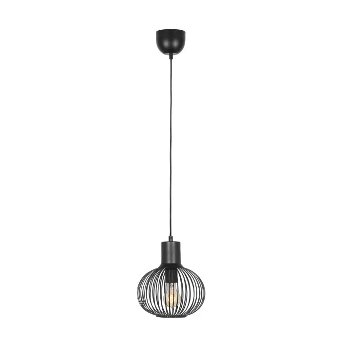 Illuminazione Trio Leuchten GILA Lampada a sospensione Nero, 1-Luce