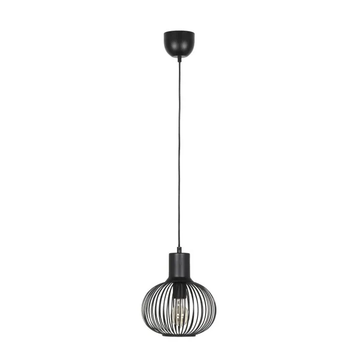 Illuminazione Trio Leuchten GILA Lampada a sospensione Nero, 1-Luce