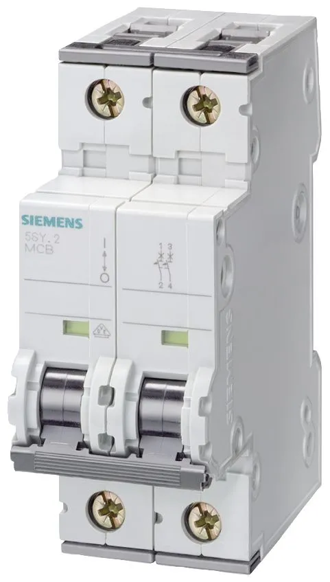 Interruttore magnetotermico Siemens, 2P 20A 10 kA, Tipo C