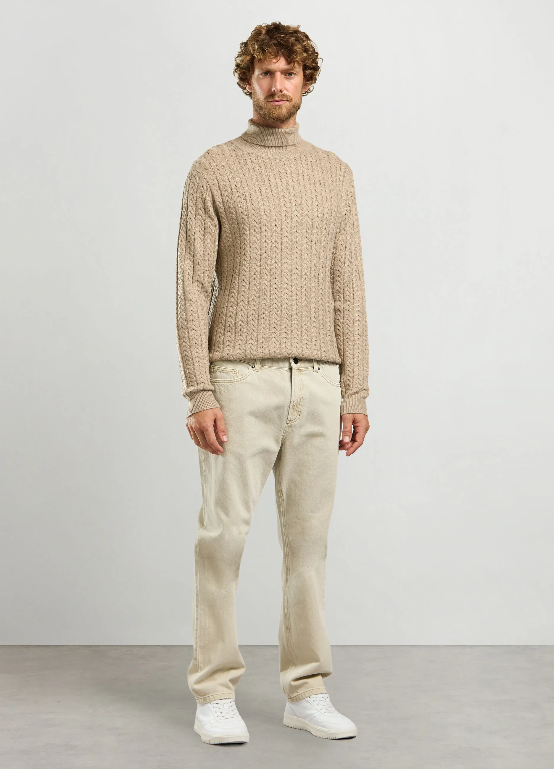 J. HART & BROS  Jeans straight fit in denim di cotone uomo