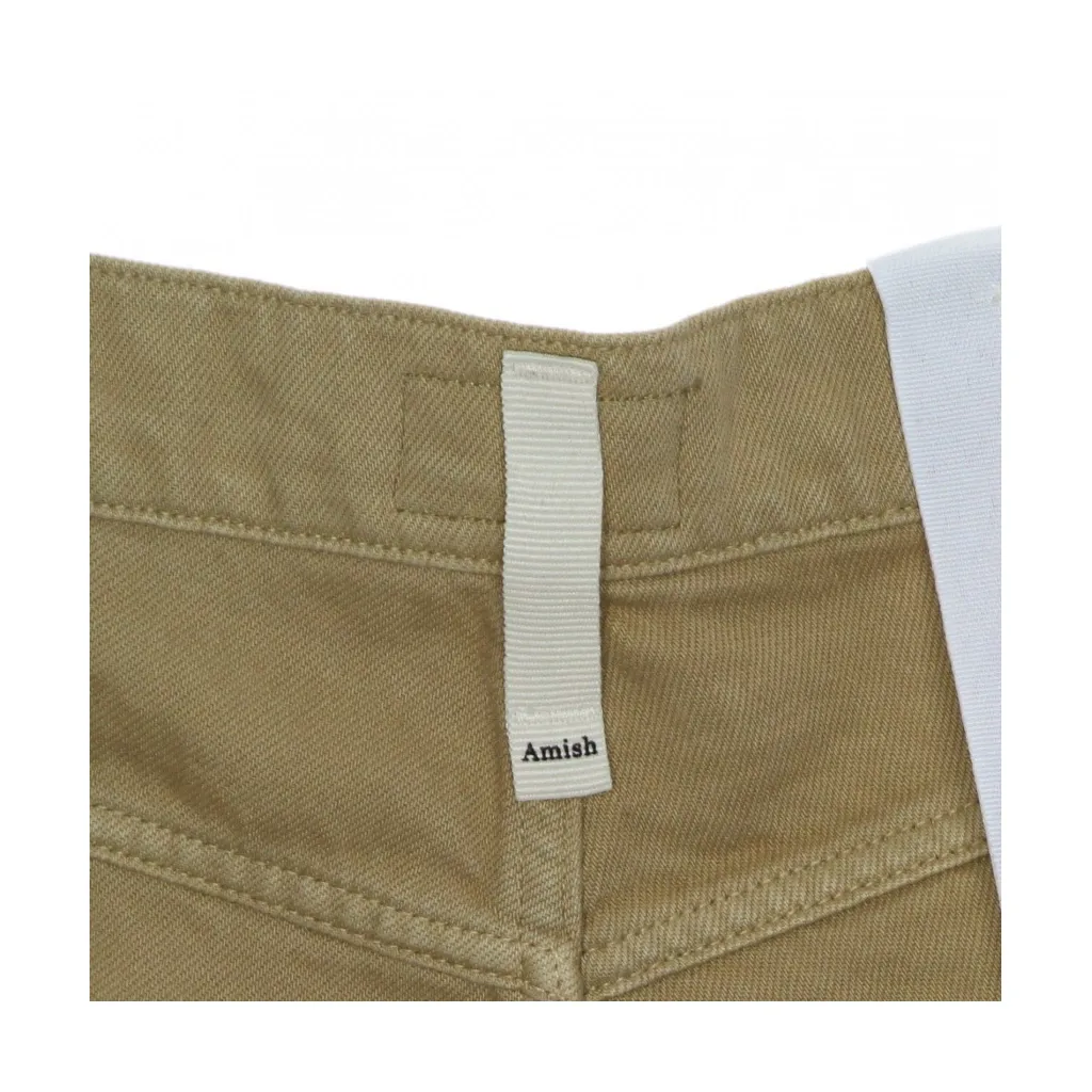 jeans corto uomo bermuda bernie amish bull sw BEIGE