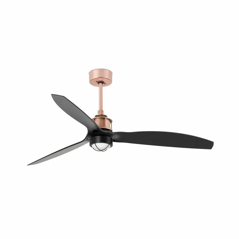 JUST FAN M LED Ventilatore da soffito rame/nero SMART