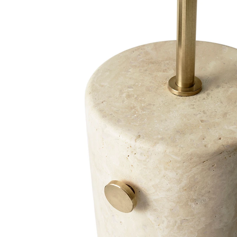 JWDA Piantana Travertine/Ottone Spazzolato - Audo Copenhagen | Acquista online