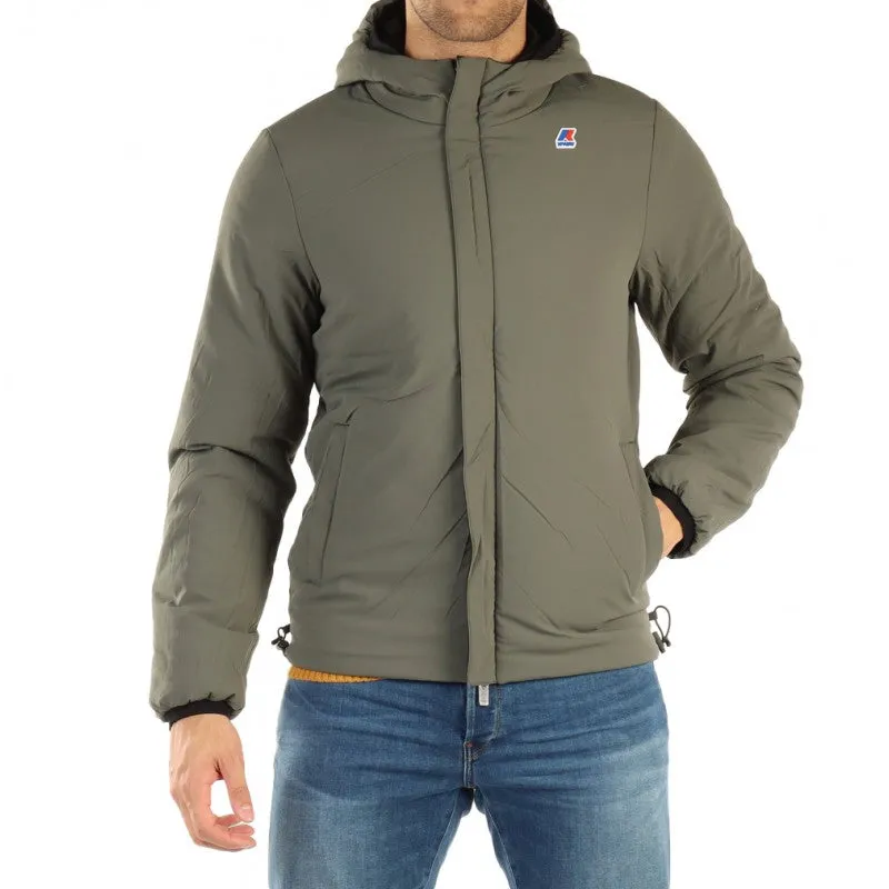 K-way Double Face Nero Verde