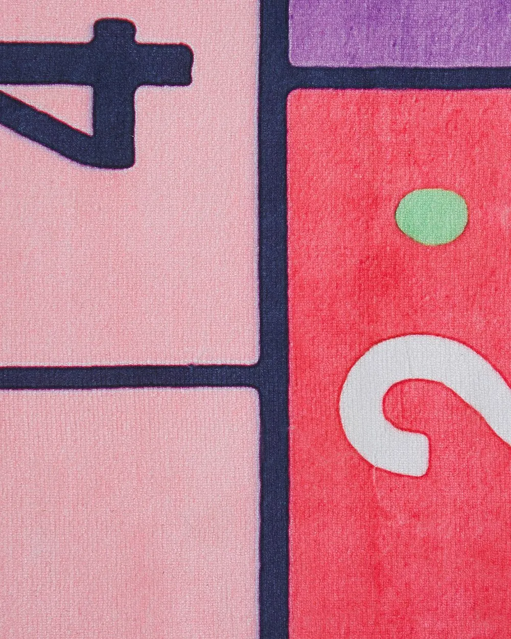 Kids Rug Hopscotch Print 80 x 150 cm Pink HONAZ