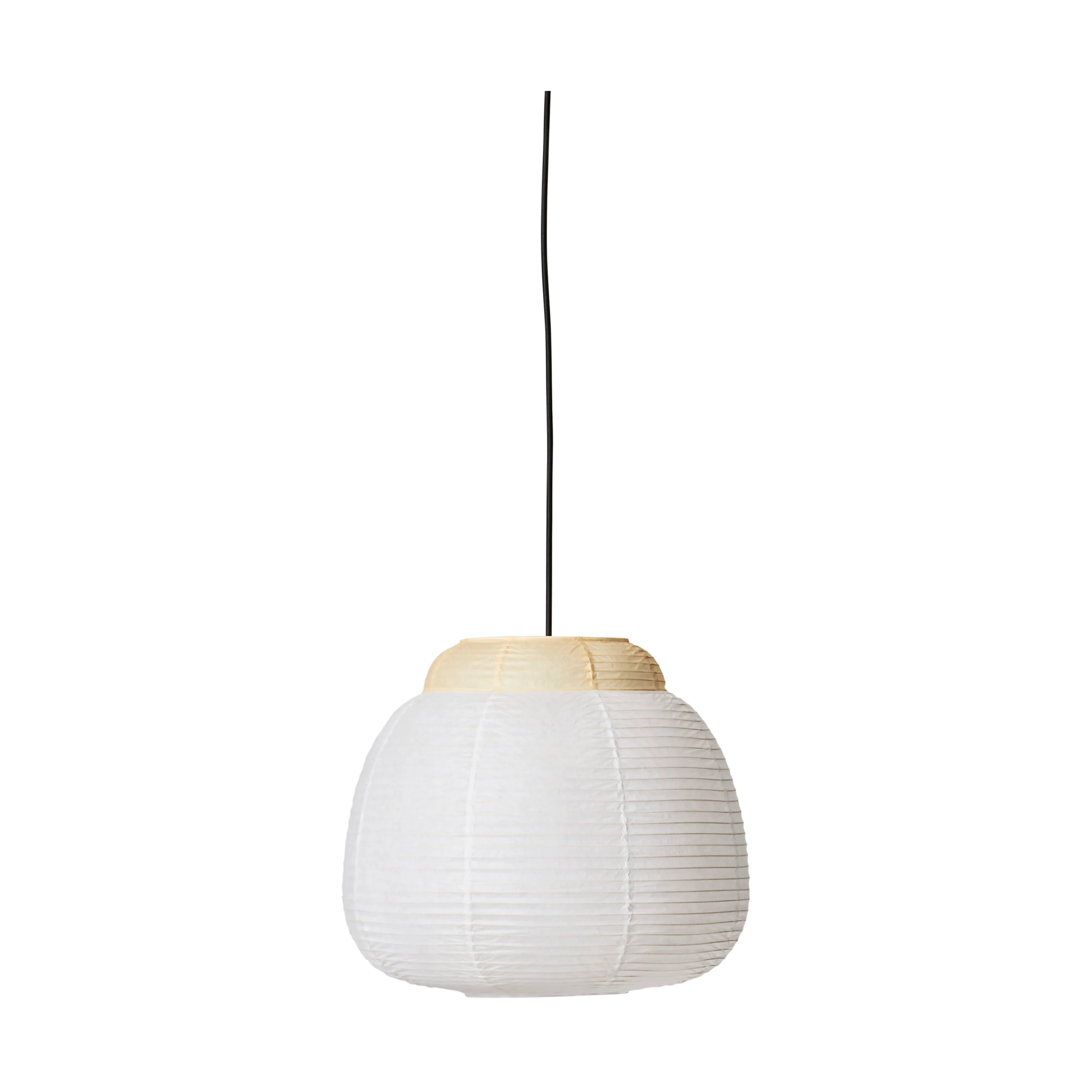 Lampada a sospensione Papier Single Ø40 cm.jm{font-size:18px}Soft yellow