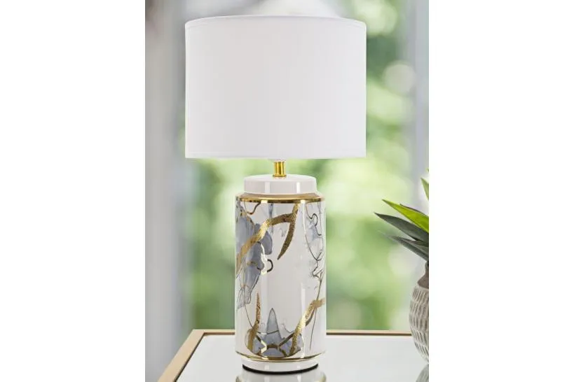 Lampada da tavolo Glam Abstract nero