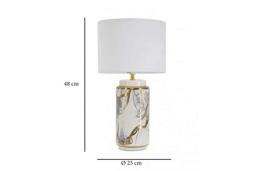 Lampada da tavolo Glam Abstract nero