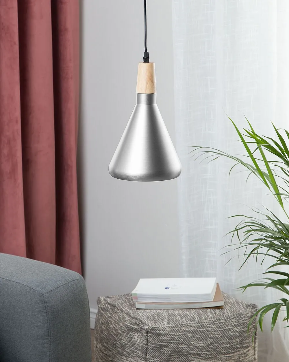 Lampadario ARDA Metallo Argento