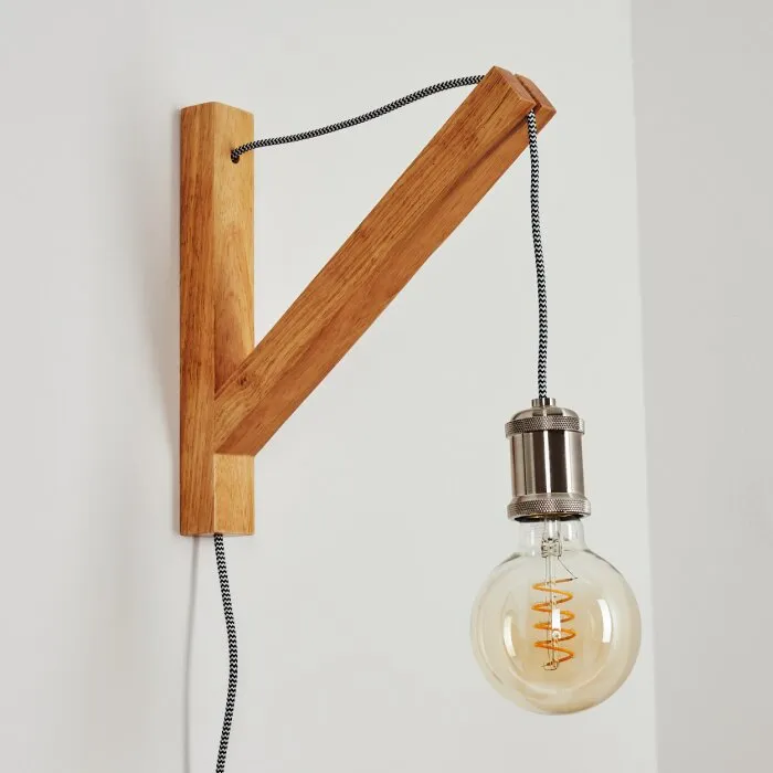 Laveille Applique Écru, Nichel opaco, 1-Luce